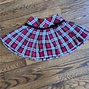 Hartsrings Holiday Skirt with built in shorts & adjustable elastic waist 4T VGUC